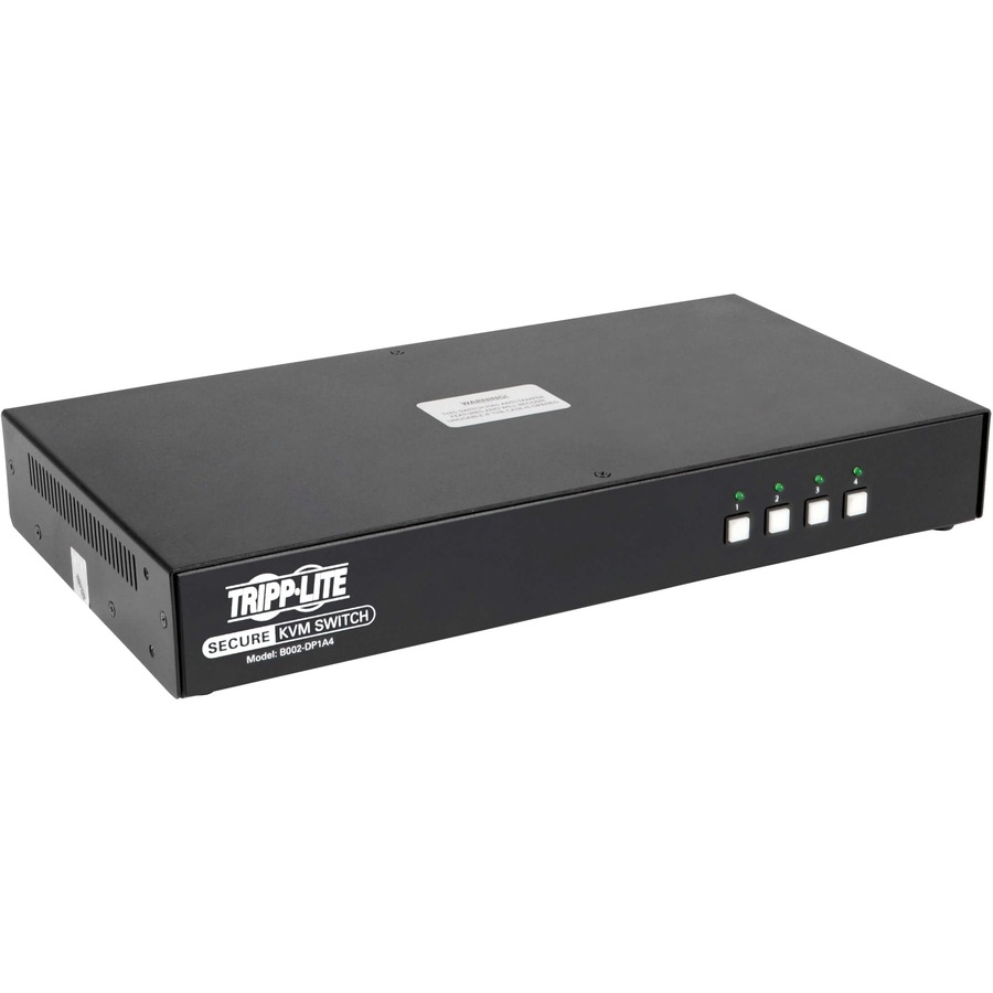 EATON TRIPP LITE SERIES SECURE KVM SWITCH, 4-PORT, DISPLAYPORT TO DISPLAYPORT, 4