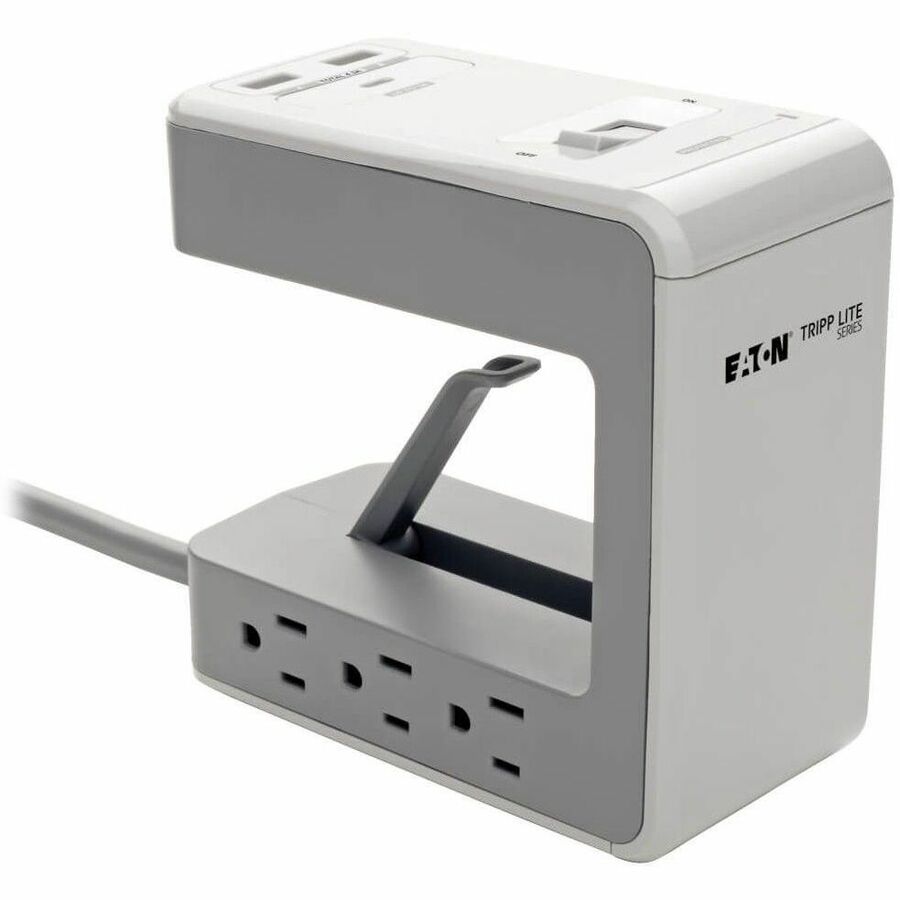 EATON TRIPP LITE SERIES 6-OUTLET SURGE PROTECTOR W/2 USB-A (4.8A SHARED) & 1 USB