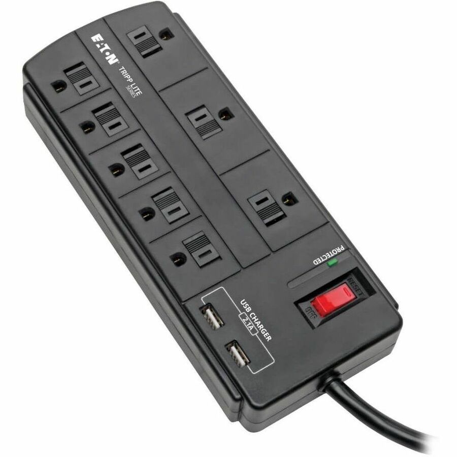SURGE PROTECTOR STRIP 8OUT 2