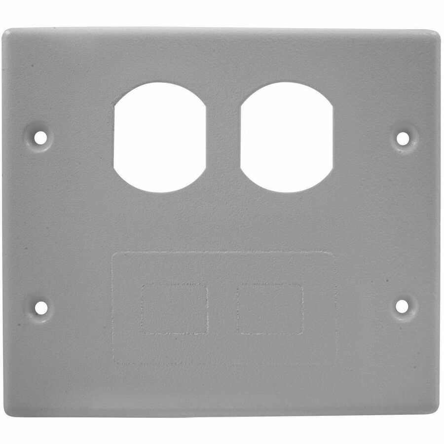 RACEWAY, PLT, 2G DUP/BLNK, HBL4750, GY