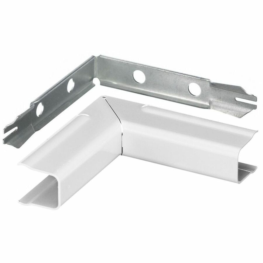 RACEWAY, INT ELBOW, HBL500 SERIES, WHITE