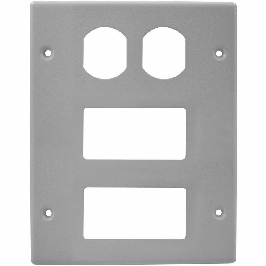 RACEWAY, PLT, 3G 1DUP 2STY, HBL6750, GY - COVER PLATES HELP TO CONCEAL UNSIGHTLY
