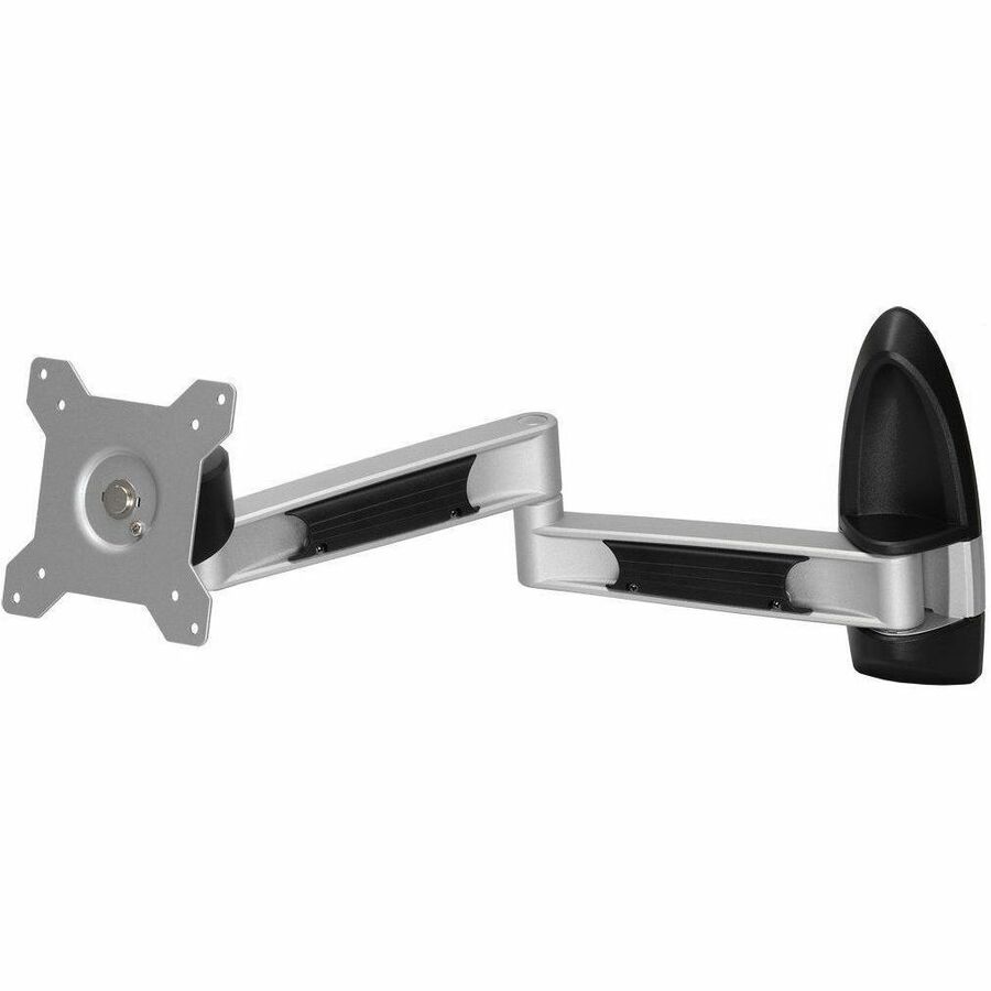 SINGLE MONITOR ARTICULATING WALL MOUNT WITH 2 EXTENSION ARMS. FEATURES INCLUDE T