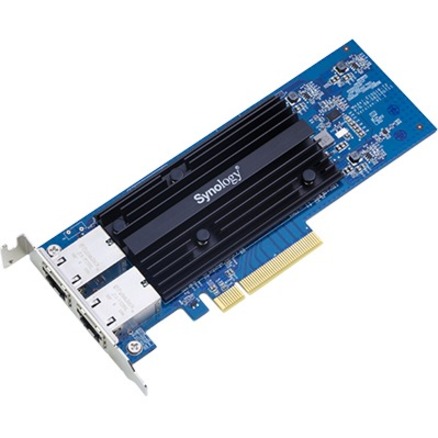 Synology Contrôleur Ethernet PCIe RJ45 double port 10 Go – pour certains serveurs NAS RackStation (E10G18-T2)