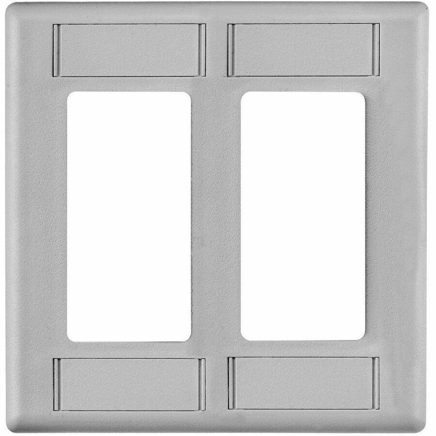 PLATE,2G,2 DECO,W/LABELS,BGY