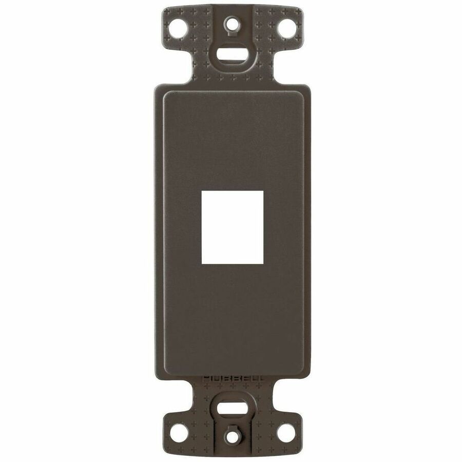 PLATE, DECORATOR KEYSTONE FRAME,1PORT,BN