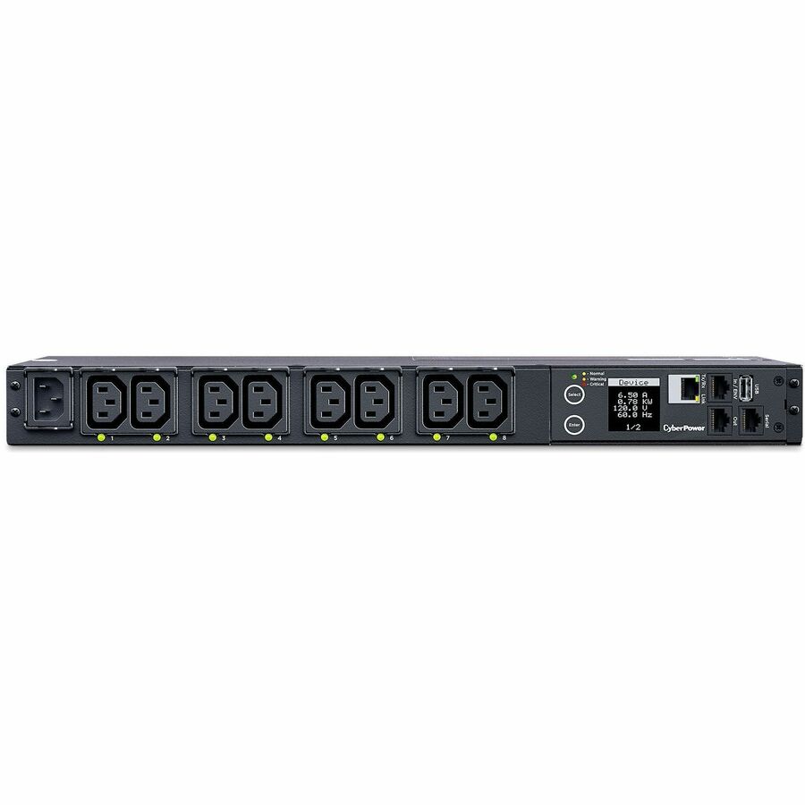 POWER DISTRIBUTION UNIT - 1U - 100 - 240 VAC - 8 IEC-320 C13 - 12A - 3 YEAR WARR