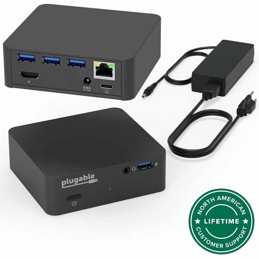 USB C DOCK WITH 85W CHARGING COMPATIBLE WITH THUNDERBOLT 3 AND USB-C MACBOOKS AN