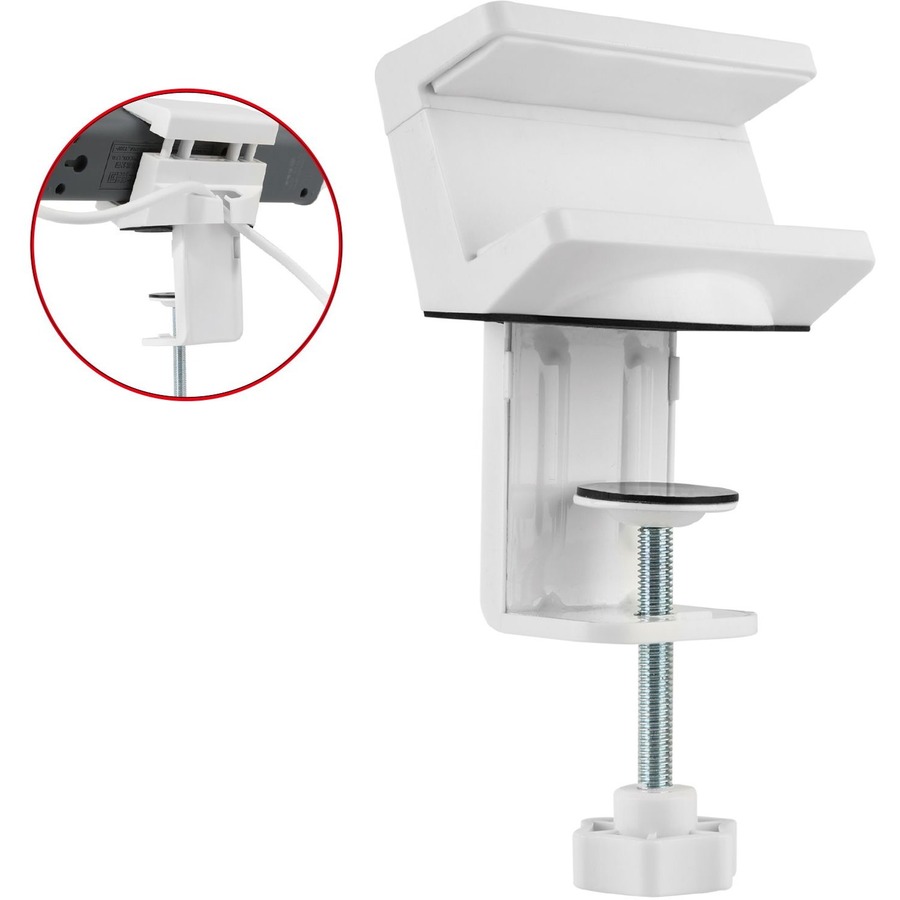 SIIG Power Strip Clamp Holder CE-MT2S12-S1 | Desk Mount, Cable Access