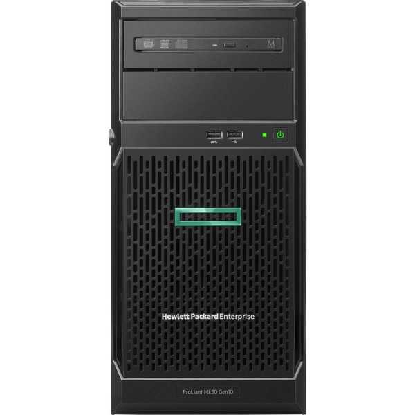 HPE ProLiant ML30 G10 Intel Xeon E-2124 4-Core 3.30GHz 8GB Tower Server- 4x 3.5" LFF NHP Bays (P06781-S01) - Genuine HPE 3.5" LFF HDD to be ordered separatel