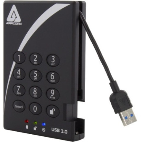 16TB SSD, AEGIS PADLOCK USB 3.0, 256B