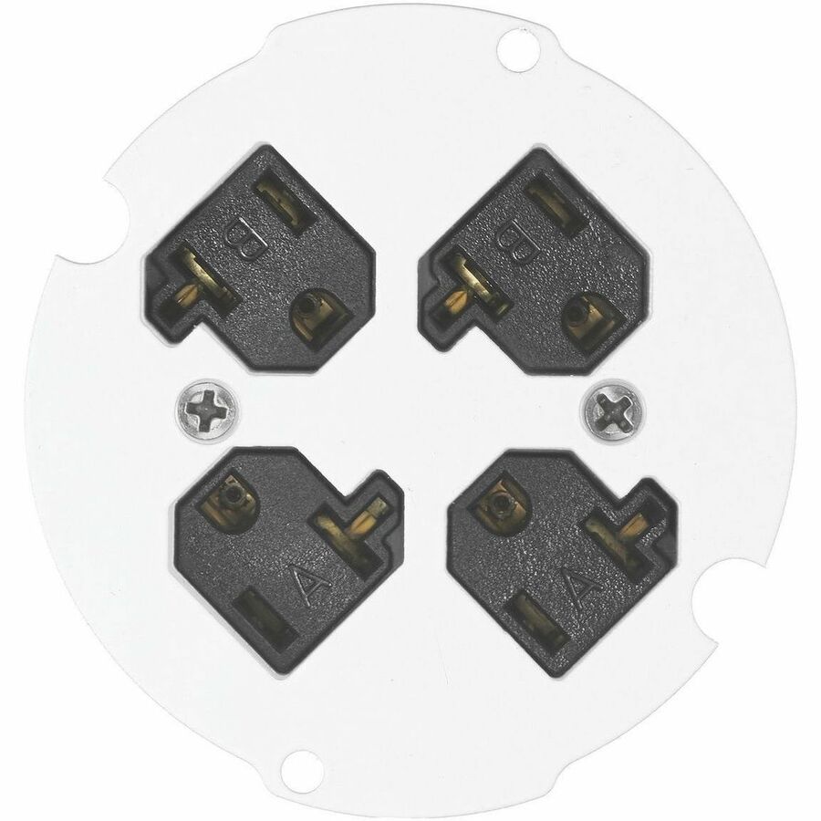 S1R 4, SUB-PLATE, 20A QUAD RECEPTACLE