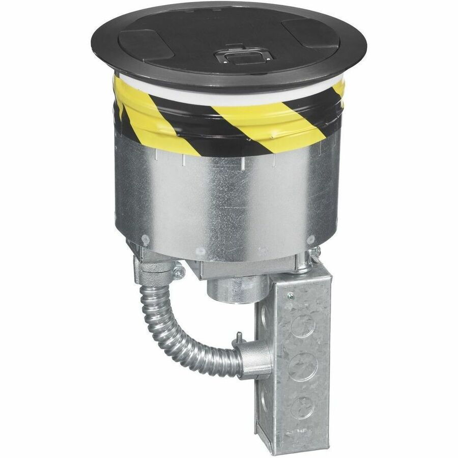 S1R FRPT 8, 4X20A RECEP, 2 EMT, BLACK