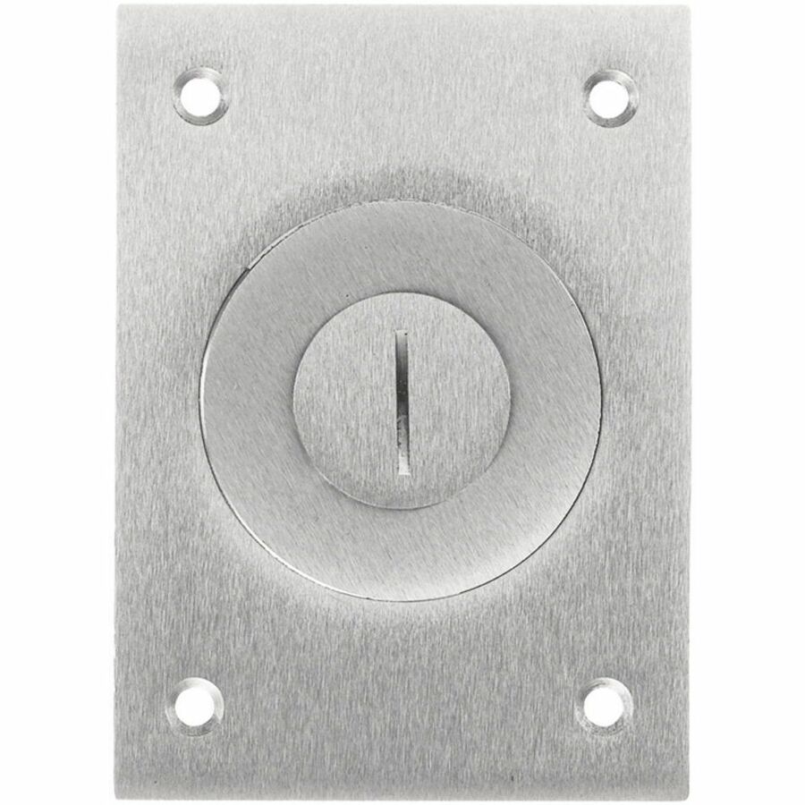 F-BOX CVR, RECT (2-1/8X 3/4), ALU