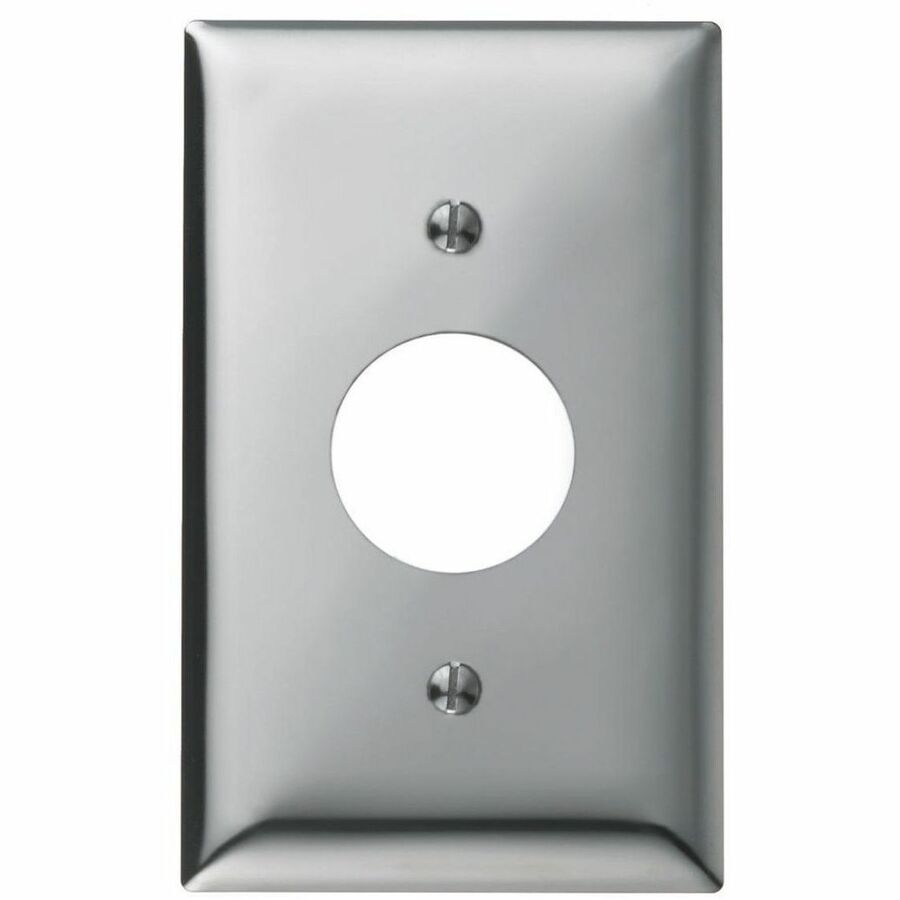 WALLPLATE, 1-G, 1.40 OPENING, CHR PLT