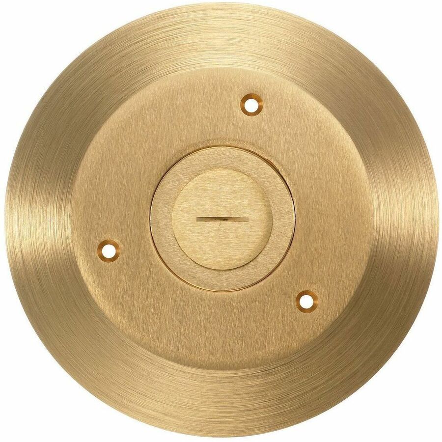 COMBO CVR/FLANGE, RND, BRS, 2 1/8, 1-IN