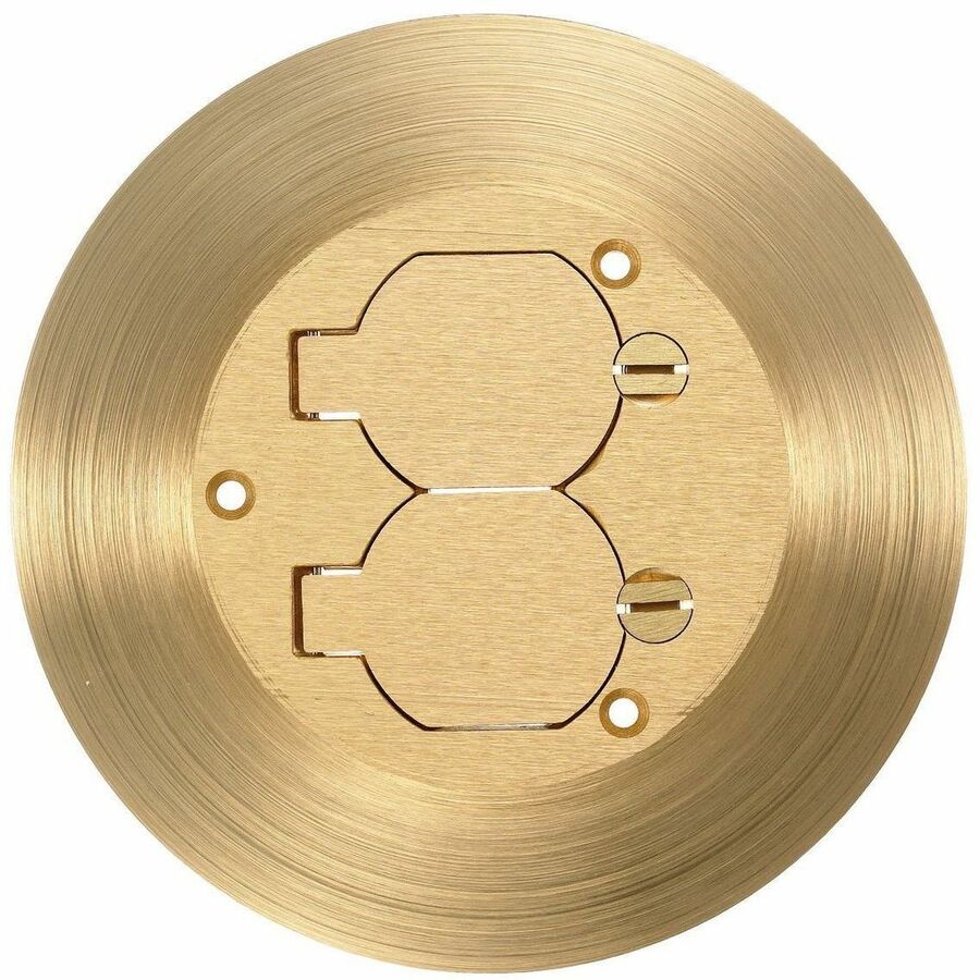 COMBO CVR/FLANGE, RND, BRS, DUP FLAP