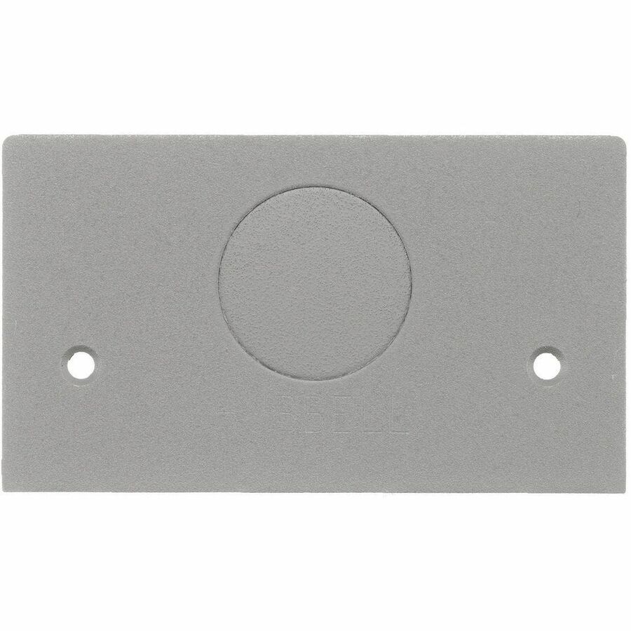 PEDESTAL FACE PLT, 1 KO, GY