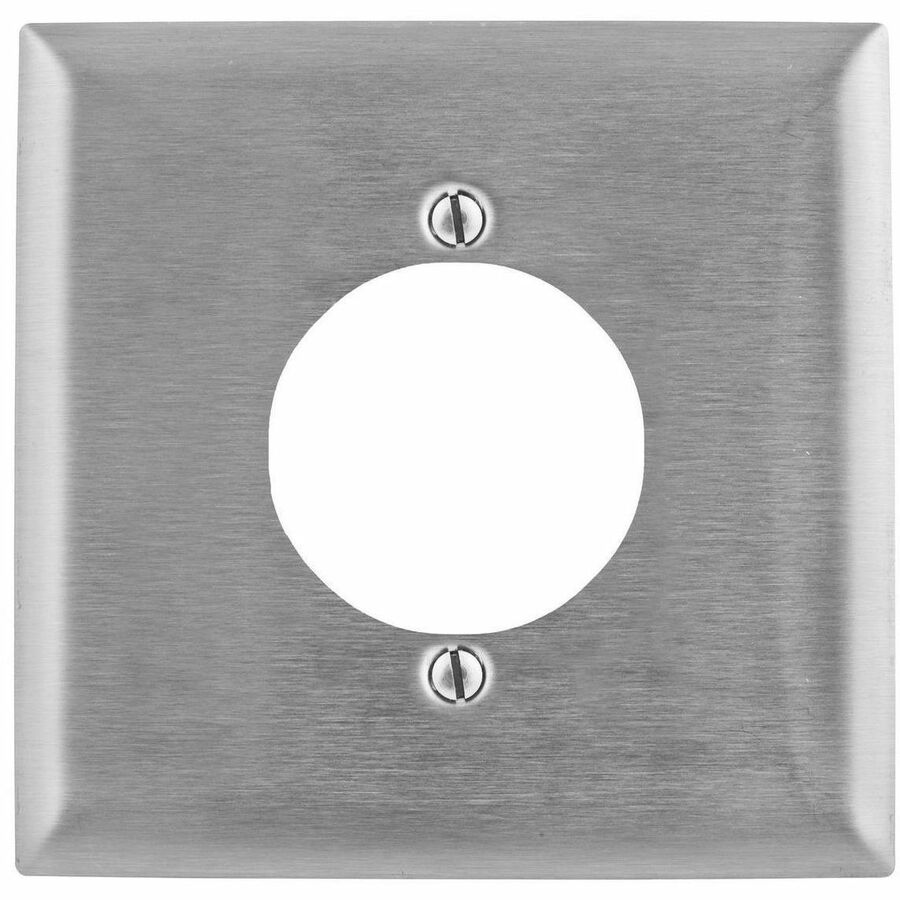 WALLPLATE, 2-G, 2.15, 2 BOLT, SS