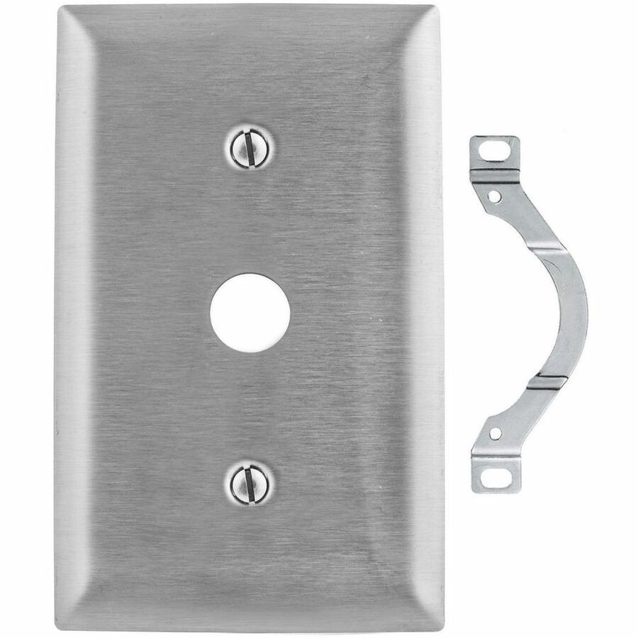WALLPLATE, 1-G, .38, SS
