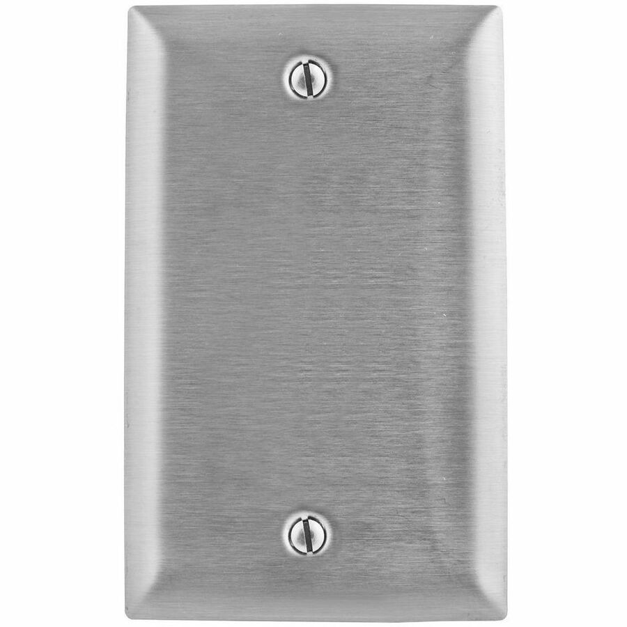 WALLPLATE, JUMBO, 1-G, BLANK, SS