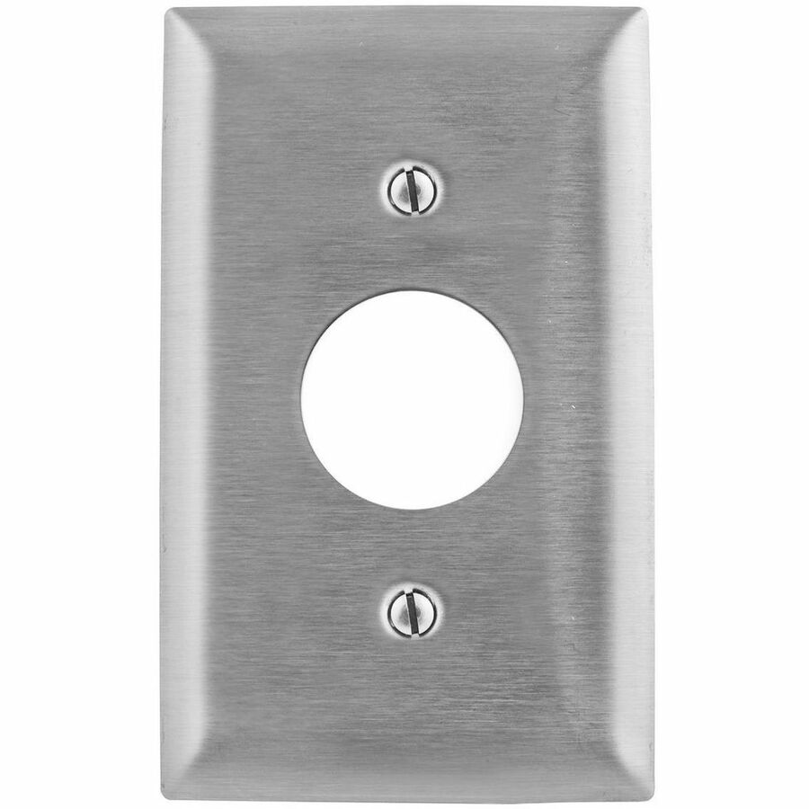 WALLPLATE, JUMBO, 1-G, 1.40, SS