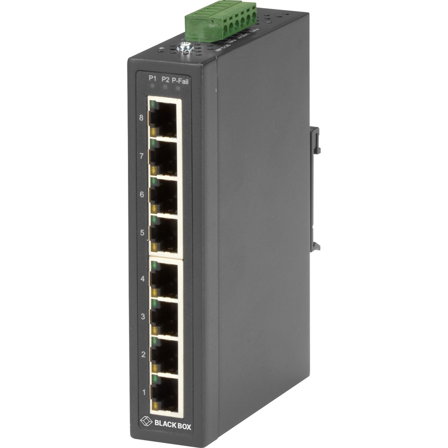 FAST ETHERNET (100-MBPS) EXTREME TEMPERATURE SWITCH - (8) 10/100-MBPS COPPER RJ4