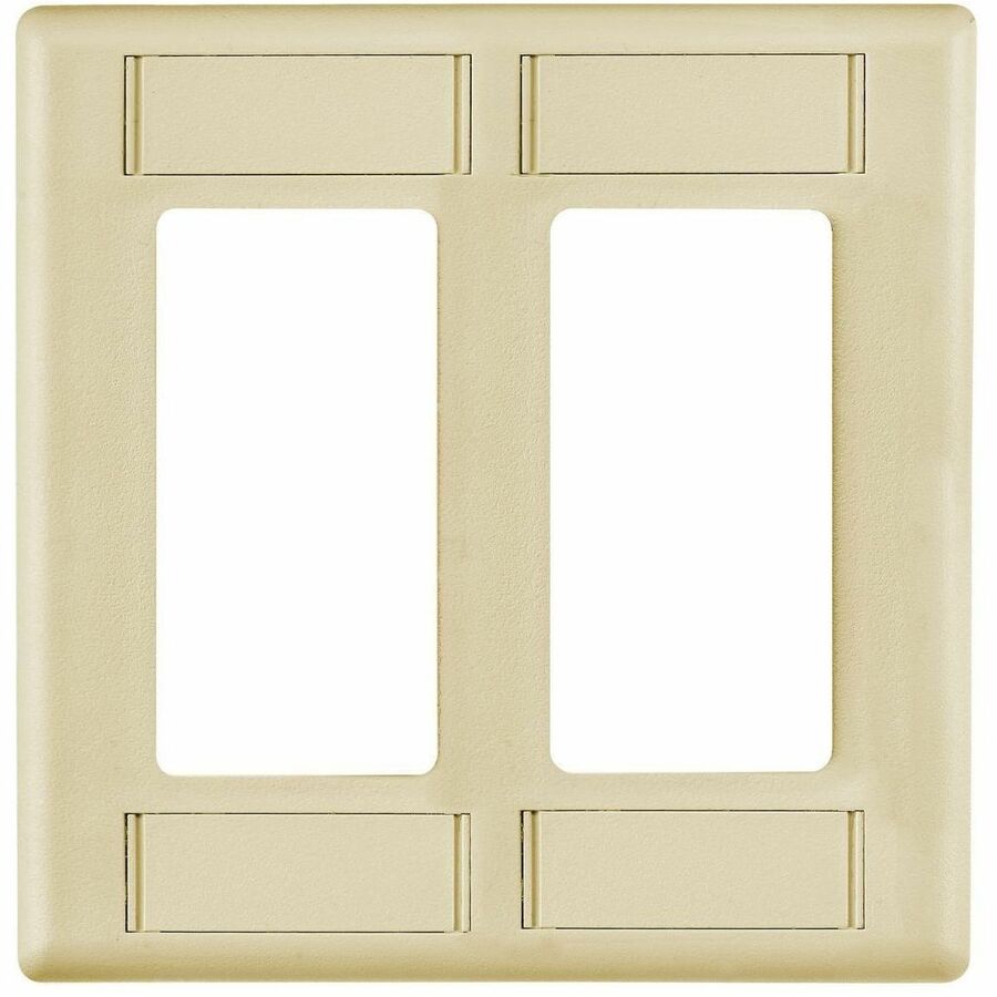 PLATE,2G,2 DECO,W/LABELS,EI