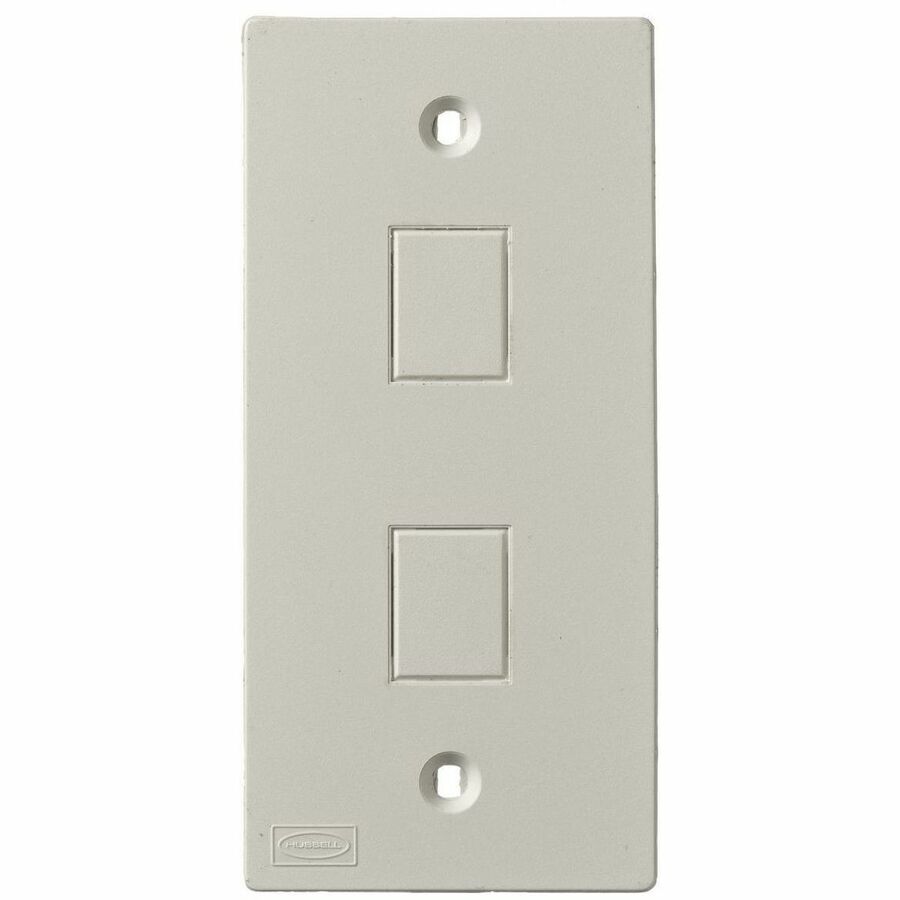 FACEPLT, KP SER, 1-G, 2 JACK