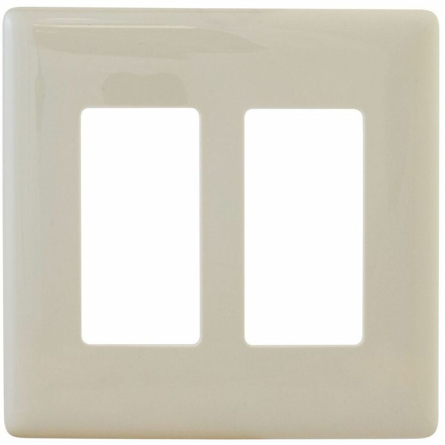 WALLPLATE 2G DEC SNAP-ON, LT ALM