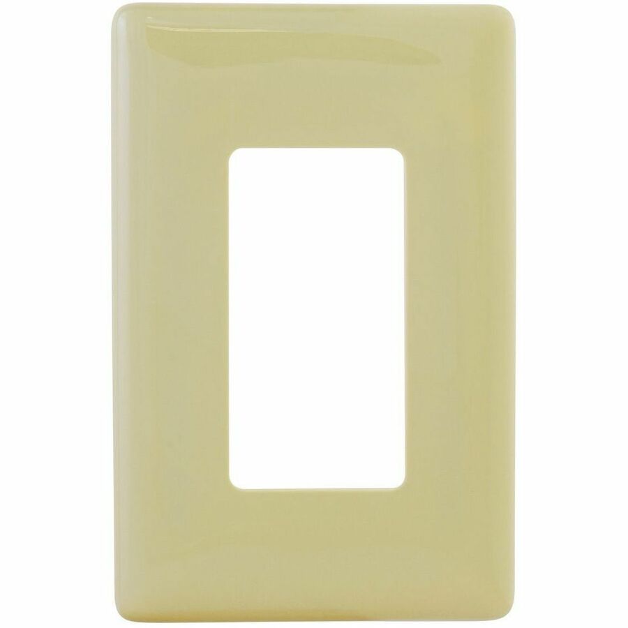 WALLPLATE 1G DEC SNAP-ON, IVORY