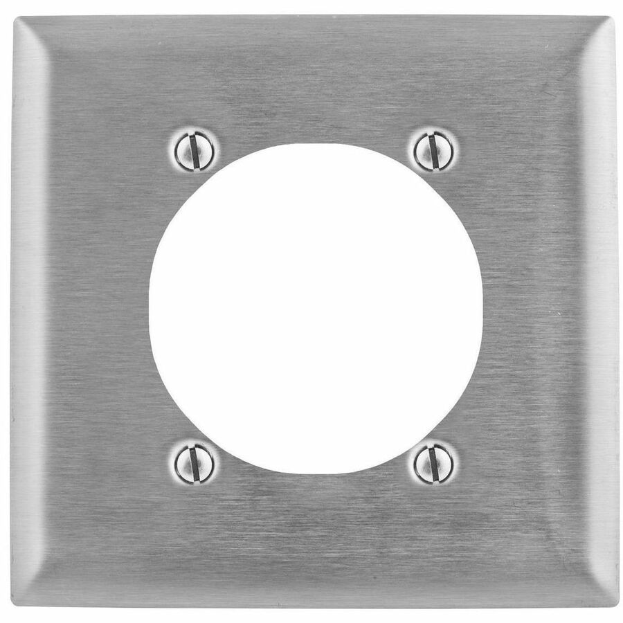 WALLPLATE, 2-G, 2.66, SS