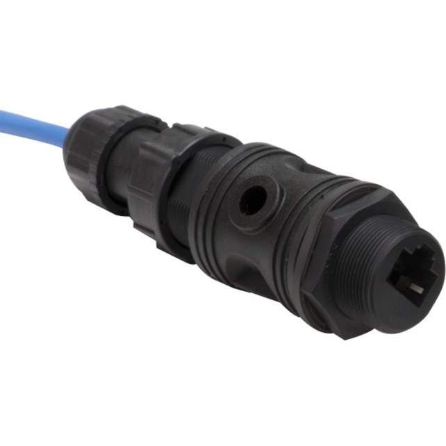 WATERPROOF RJ45 BULKHEAD COUPLER. CLAMSHELL.