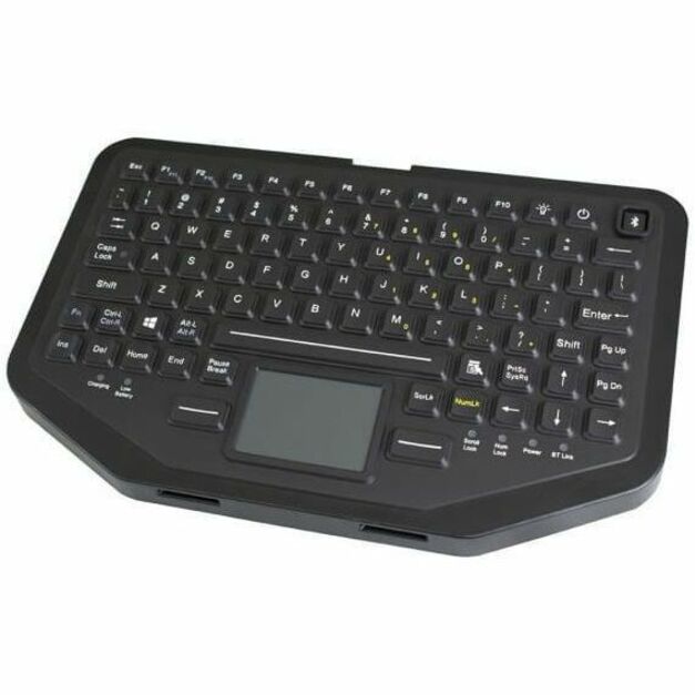 KB-103 BLUETOOTH WIRELESS ILLUMINATING RUGGED KEYBOARD BY HAVIS - A MICROUSB CAB