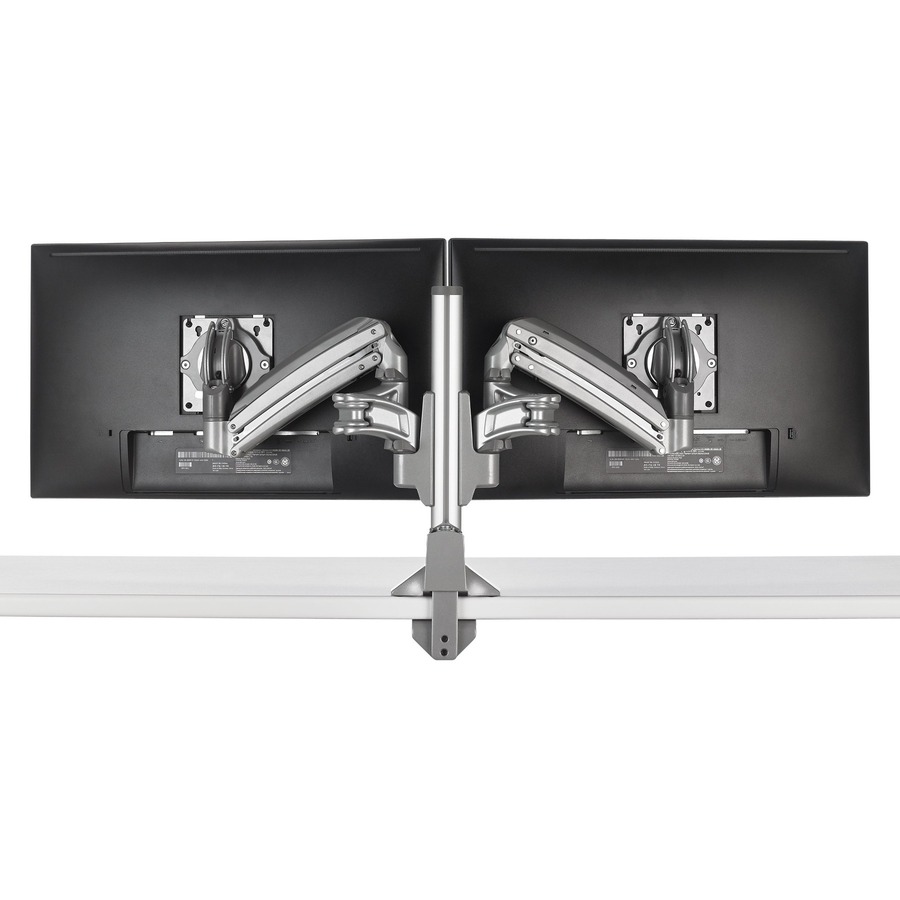 KX CLMN DESK MNT DUAL 2L ARMS SLV