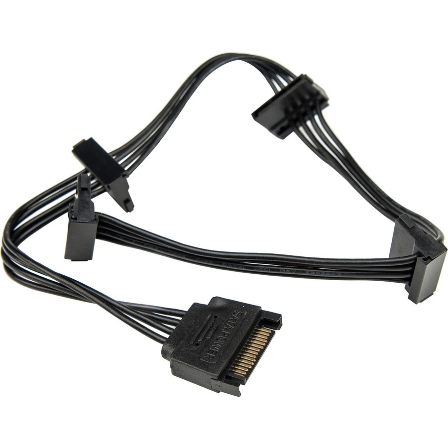 PREMIUM 15.7IN 4 X SATA POWER SPLITTER ADAPTER CABLE - SATA FOR HARD DRIVE - 15.