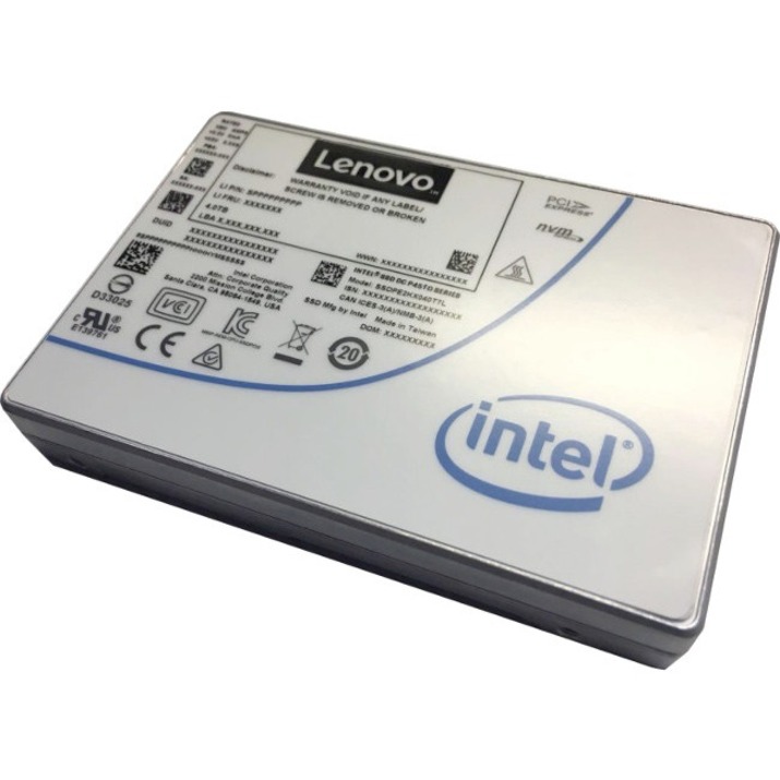 Lenovo ThinkSystem 1 To Hot-Swap Intel P4510 SSD - 2,5" U.2 - U.2 PCIe 3.0 x4 NVMe pour serveurs sélectionnés (4XB7A10202) - Compatible avec ThinkSystem SN550 (2,5"); SN850; SR570; SR590; SR630; SR650; SR850; SR860; SR950; ST550" - Une option