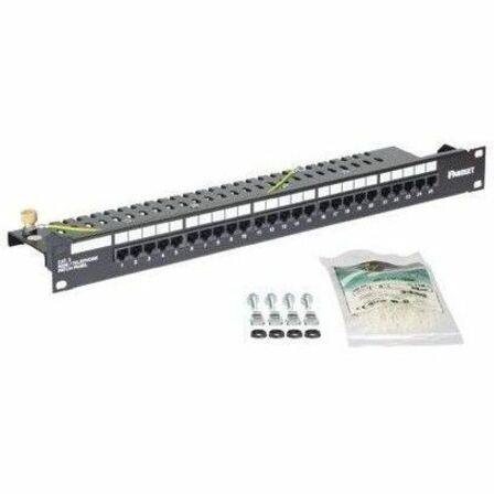 25-PORTCAT3 ISDN/TELEPHONEFLATPATCHPANEL BL PK1MOQ10