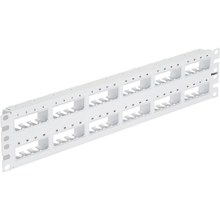 MINI COM 48PT FLUSH MNT PATCH PANE EA