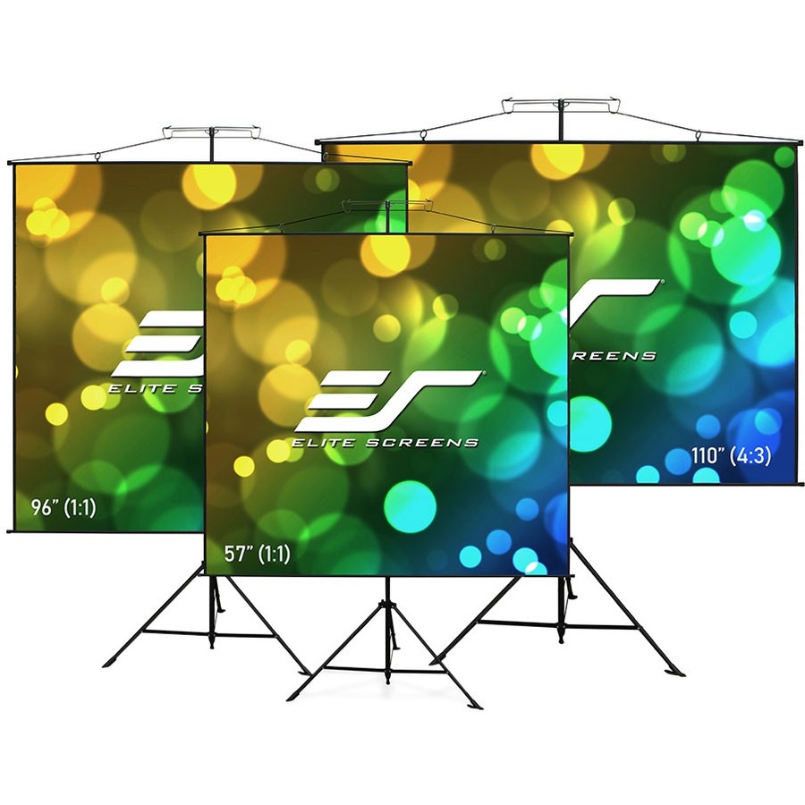 ELITE YARD MASTER SPORT DUAL TRIOPD/WALL HANGING PORTABLE MATTE WHITE SCREEN, 11