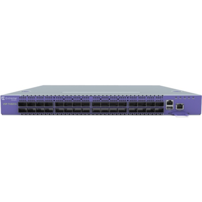 VSP 7400, 32 X 100GBPS QSFP28 PORTS, 8-CORE CPU, 16GB RAM, 128GB SSD, 4-POST RA