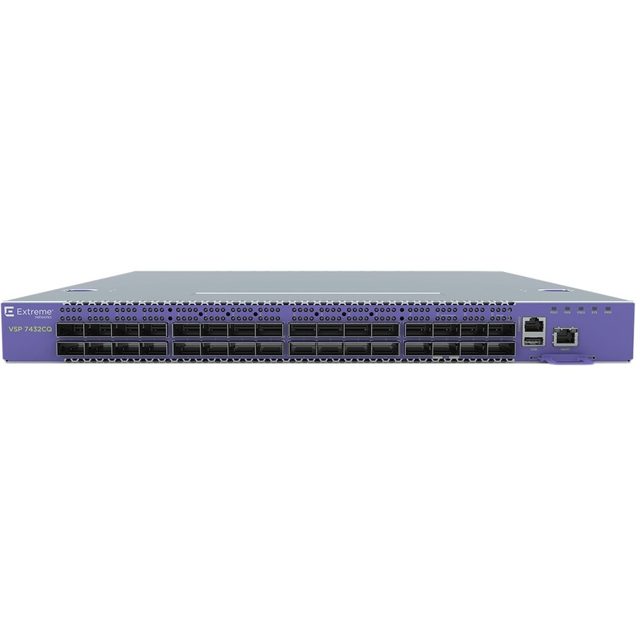 VSP 7400, 32 X 100GBPS QSFP28 PORTS, 8-CORE CPU, 16GB RAM, 128GB SSD, SINGLE 750