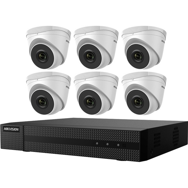 Hikvision (EKI-Q82T26) 8-Channel NVR with 2 MP Turrets