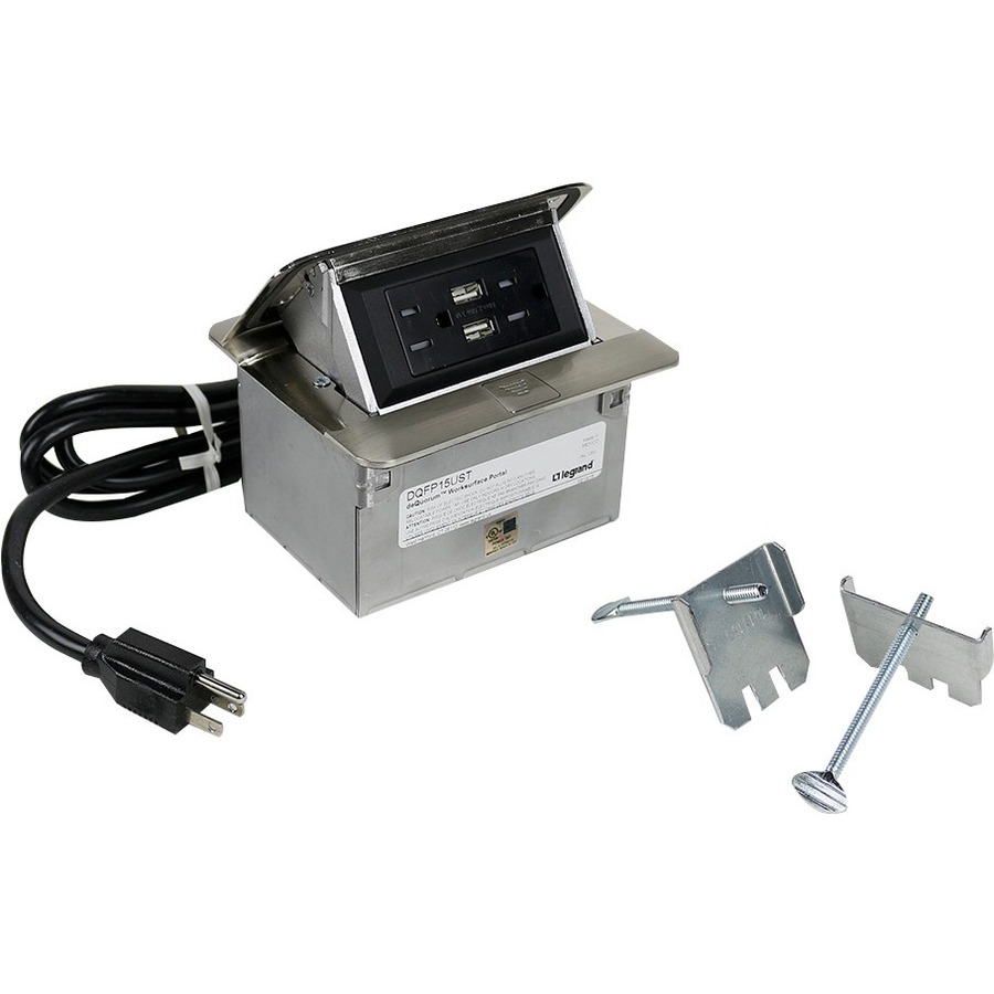 STNLS,15A TR DPLX USB 6FT