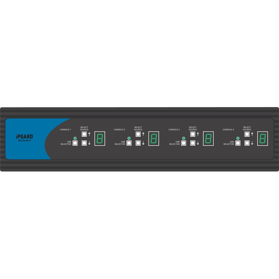 4 PORT DVI SINGLE HEAD SECURE KVM