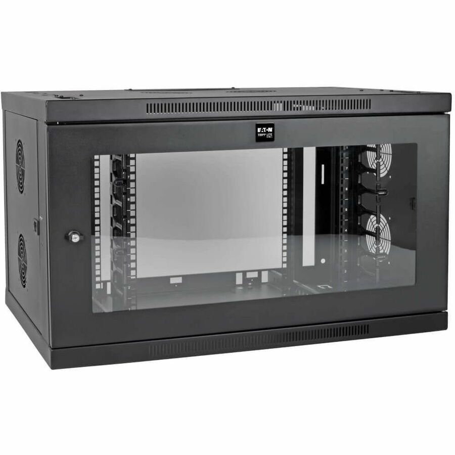 Tripp Lite Series Smartrack 9u Low-Profile Switch-Depth-Plus Wall-Mount Mini Rack Enclosure, Wide, Acrylic Window