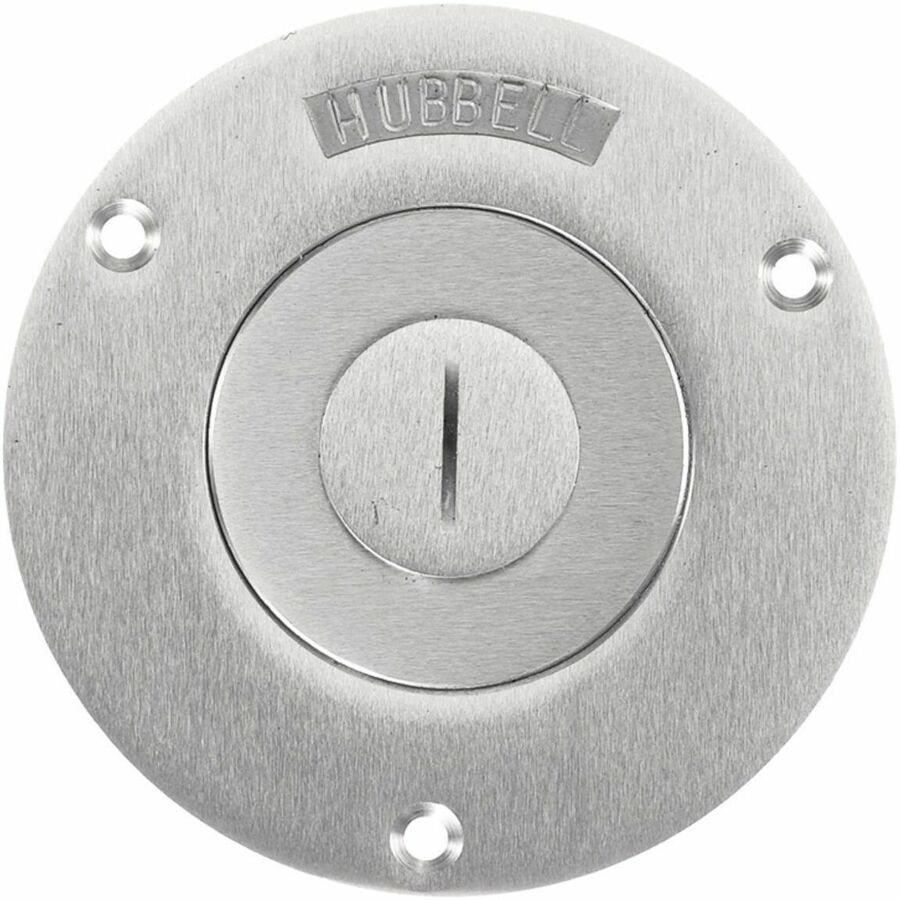 F-BOX CVR, RND (2-1/8X 3/4), ALU