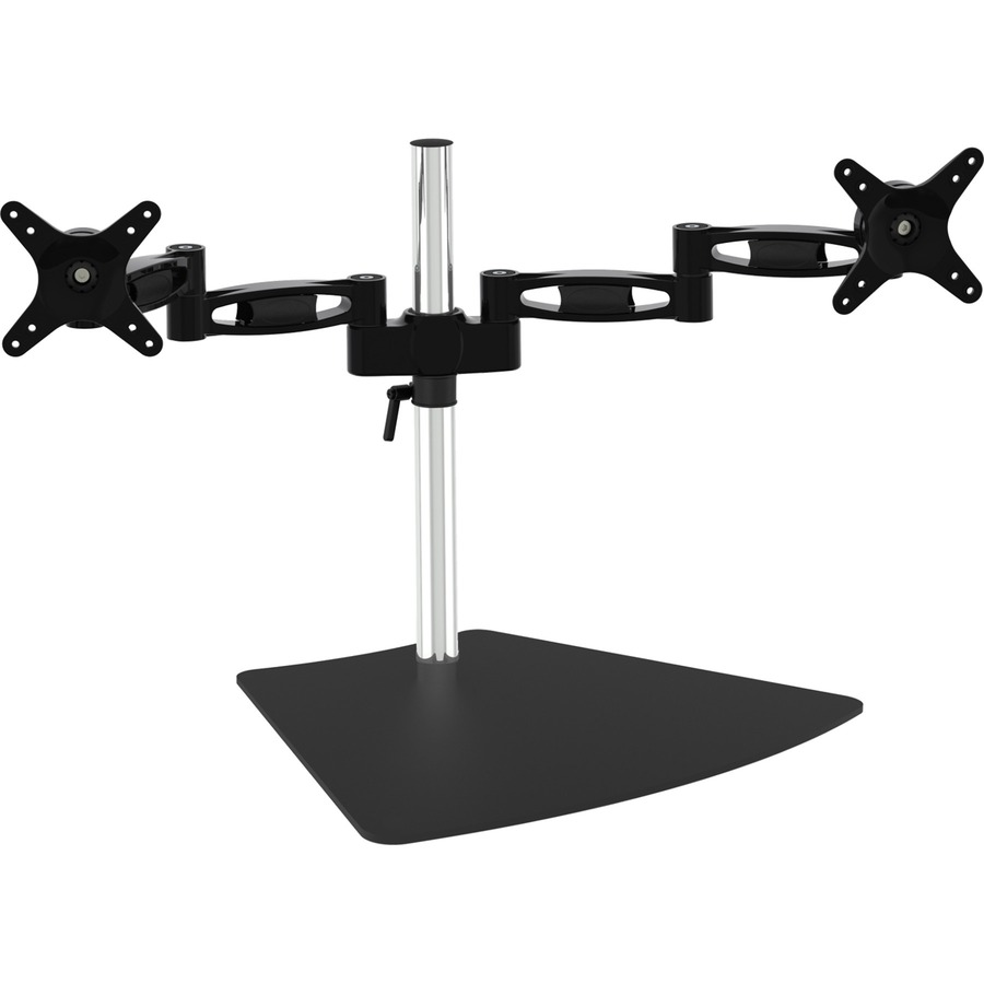 DUAL ARTICULATING DESK TOP MOUNT 13IN TO 28IN MONITORS W/ CABLE MANAGEMENT VESA