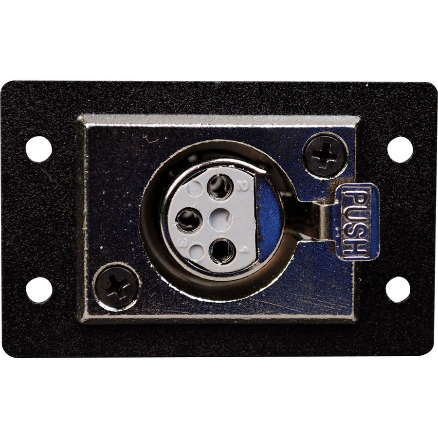 2P,XLR 3PIN M/SOLDER,BK