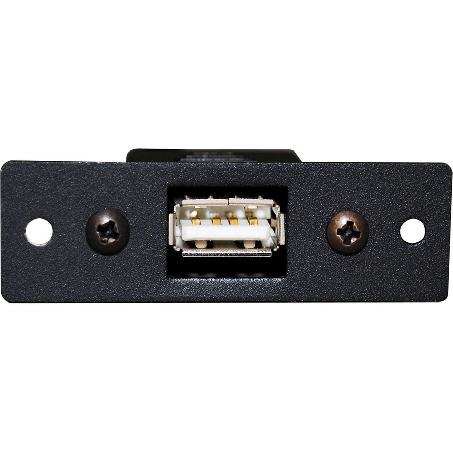 1P,USB A-A F/F,BK